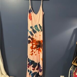 Colorful Tie-Dye Maxi Dress